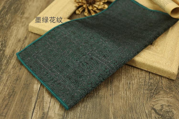 Product Introduction of 23cm Classic Retro Light Gold Champagne Coffee Pocket Square Cashew Pattern Jacquard Handkerchief Accessories for Men Business Gift Suit Banquet Wedding 33