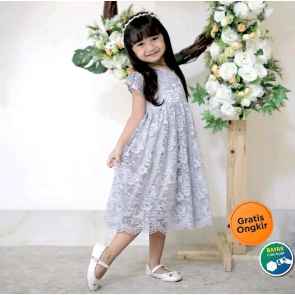 DRES BRUKAT ANAK PEREMPUAN 1 - 8 TAHUN // BROKAT PREMIUM // TERMURAH DAN TERLARIS
