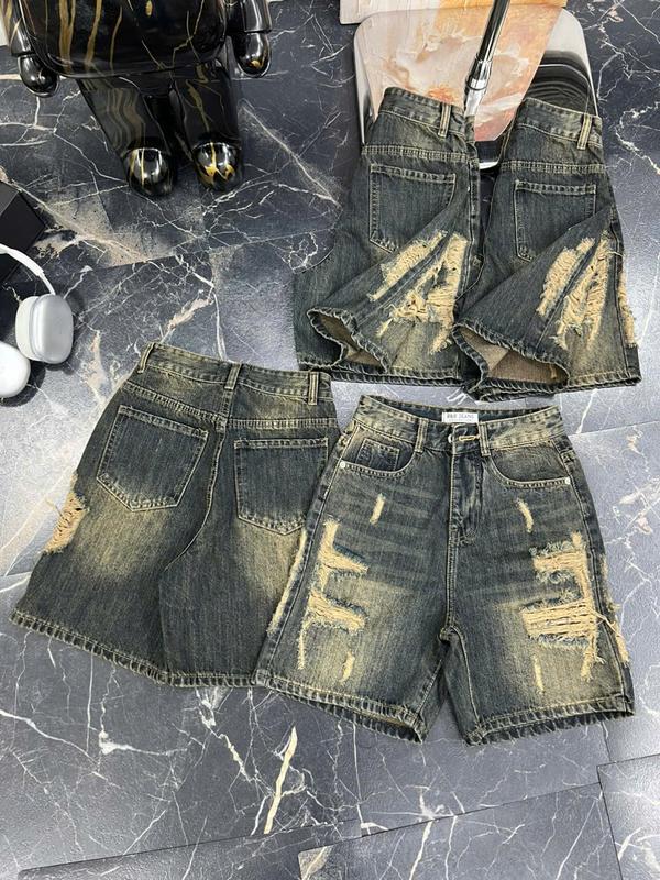 Quần Jean Ngố Nữ Rách Trước Sau Mẫu Mới 179 - 180