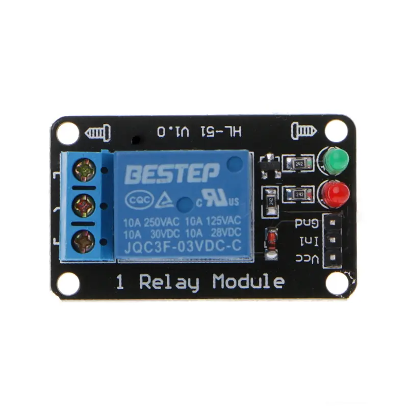 【Ready Stock】 1PCS 1 Channel 3V Relay Module 3.3V Low Level Shooting with Lamp