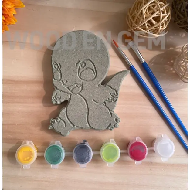 DIY Wood Character Painting Mewarnai Melukis Kayu Karakter Charmander | Woodengem | 11 cm Hampers 2