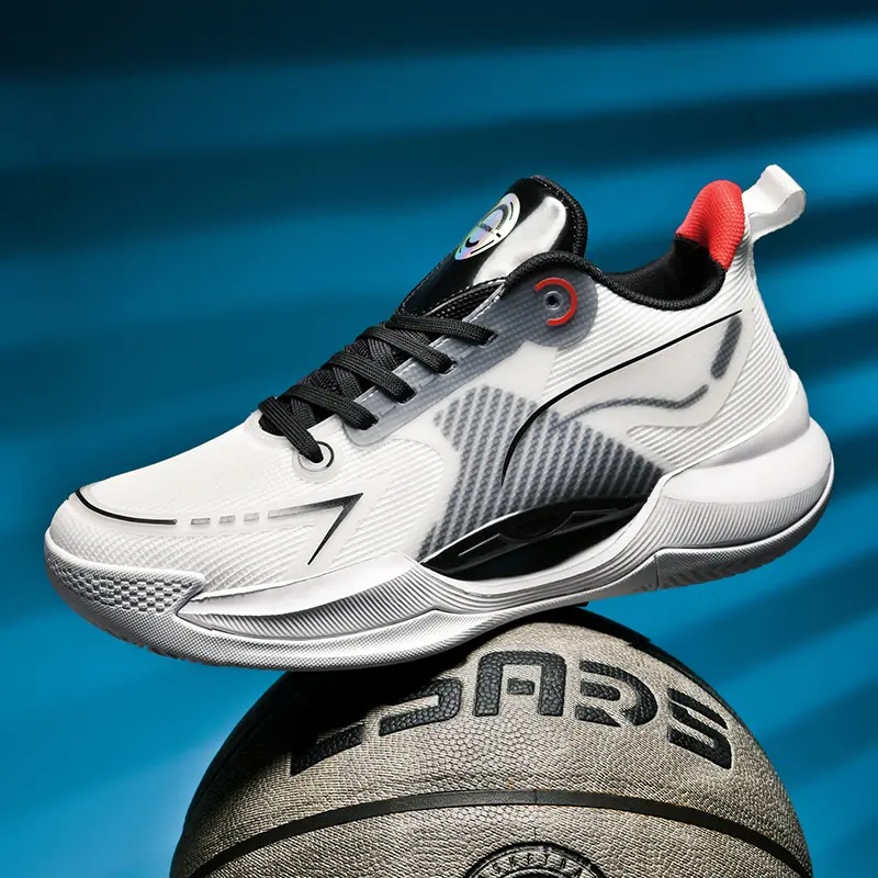 [Luminous Basketball Shoes] 2024 Mesh Couple Low-Top Sports Basketball Shoes Lightweight Professional Wear-Resistant Shock Absorption Combat High-Elastic Basketball Shoes