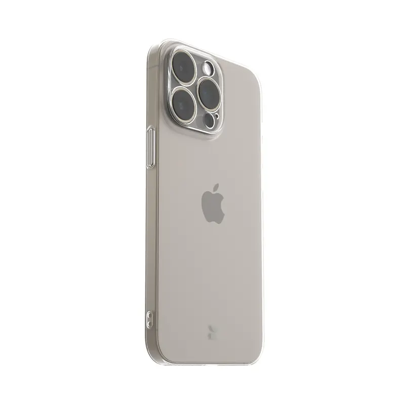 Slimcase Classic 2 Casing Transparan - Case iPhone untuk iPhone 15 Series - ketebalan 0,5mm, anti sinar UV, anti menguning, desain minimalis dan elegan 3