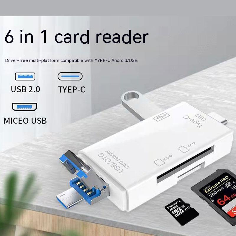 6in1 SD Card Reader with USB 3.0 Micro USB 2.0 Type-C 3.0 with - TikTok ...