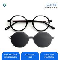 Gambar zonakacamata - Clip On Starla Black - Frame Kacamata - Pria/Wanita dari zonakacamata_NEW Kota Surabaya 1 Tokopedia