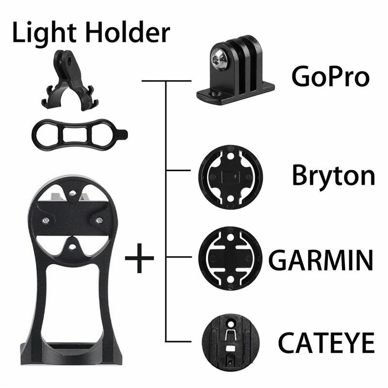 Camera Xe Đạp, Cho Xe Đạp Đường Trường, Tương Thích Với Garmin, Bryton, Cateye, GoPro, Đèn Xe Đạp, Đế Gắn Máy Tính, Giá Đỡ GPS, Có Giá Đỡ Mở Rộng 4