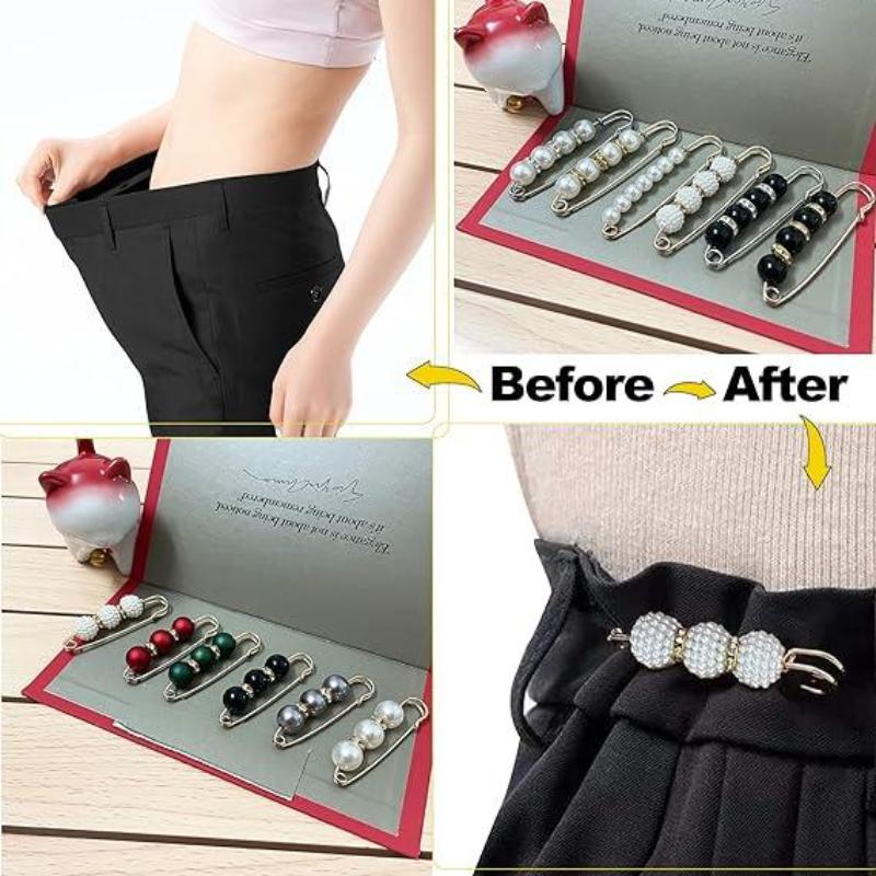 Trâm Cài Thời Trang Hàn Quốc, 2-18 CÁI / BỘ, Ghim Cài Perdible Chống Lộ, Trâm Cài, Khóa, Thắt Lưng, Kẹp Cổ Áo, Thích Hợp Cho Váy, Quần Dài, Quần, Khăn Trùm Đầu, Thời Trang Women Nữ 8