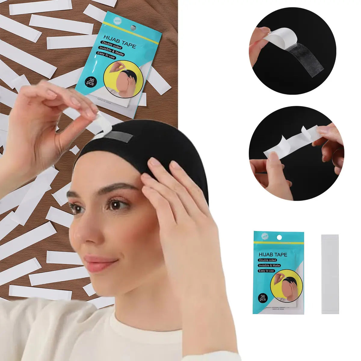 Invisible Anti-Slip Stickers |   Scarf Anti-Exposure Artifact |   Beach Wedding / Ramadan Hijab Fixed King |   Seamless Waterproof Wear-resistant