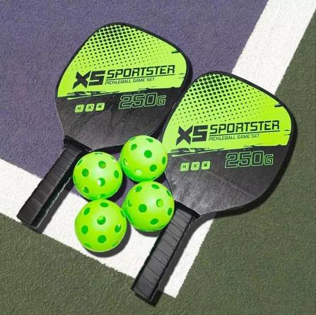 [Tặng 4 quả bóng] Bộ 2 Vợt Chơi Bóng Pickleball Siêu Nhẹ Kèm Túi Đựng Bóng Chuyên Nghiệp Bền Đẹp Chắc Tay (Giao màu ngẫu nhiên) 2