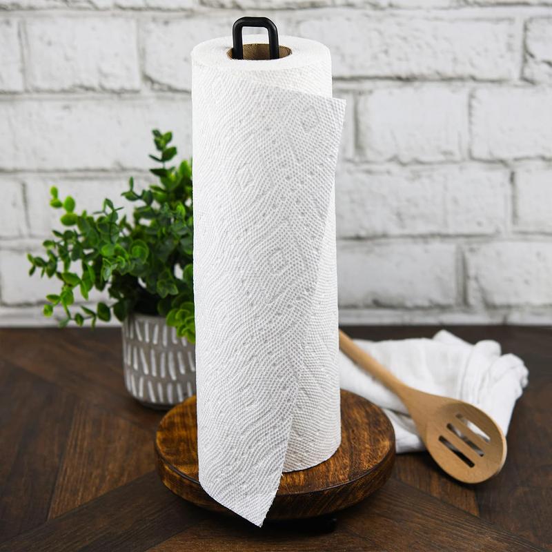 TikTok Shop Modern Farmhouse Paper Towel Holders for Kitchen Vintage Wire and Countertop Paper Towel Holder