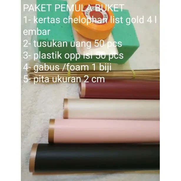 PAKET BELAJAR BIKIN BUKET 0