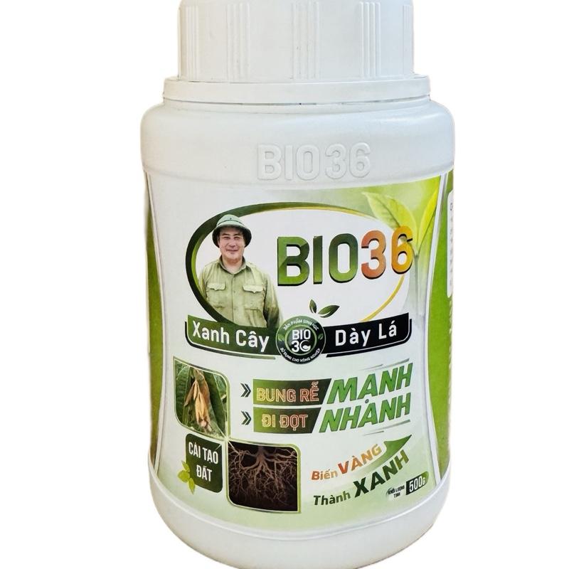 Phân bón Bio 36 [hàng chính hãng, hộp 500g] - ra rễ nhanh, phục hồi cây suy yếu, giúp bộ lá xanh và dày lá