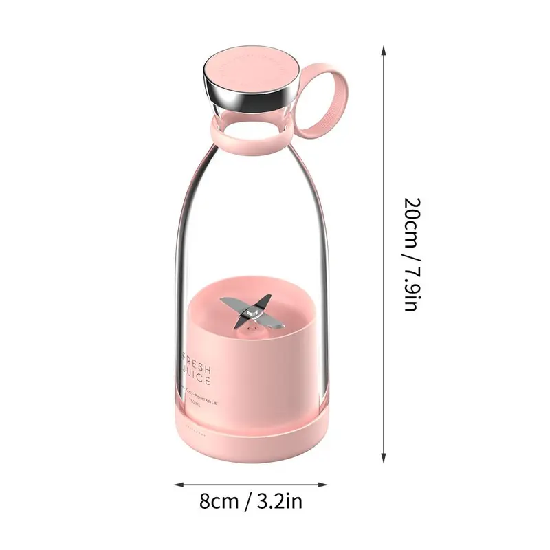 350ml Portable Electric Juicer, Multifunction Wireless Electric Juicer, Easy to Carry Juice Blender for Home, Office, and Travel 1