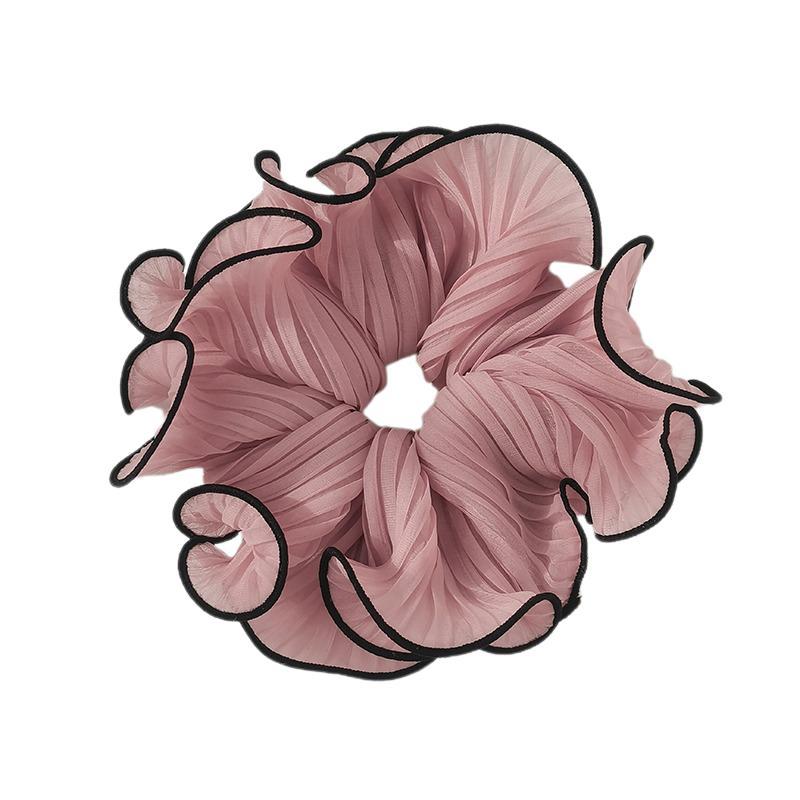 Product Introduction of Dây Buộc Tóc Cỡ Lớn, Thời Trang Ngọt Ngào Và Thanh Lịch, Phong Cách Cổ Điển Scrunchies Voan Nhăn, Dành Cho Phụ Nữ Và Trẻ Em Gái, Phụ Kiện Tóc, Hàng Mới Về Năm 2024 19
