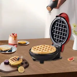 AIMI máy làm bánh waffle Máy nướng bánh mì, làm bánh sandwich, bánh quế, bánh quế đỏ tổ ong. 5