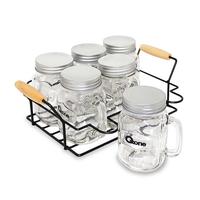 Gambar Oxone OX-036 Mason Mugs With Rack 7Pcs dari Oxone Official Kota Administrasi Jakarta Utara 1 Tokopedia