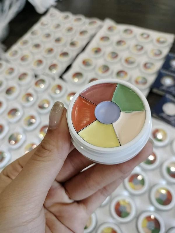 Che khuyết điểm triệt sắc Kryolan dạng chiết 6 ô màu che mọi khuyết điểm