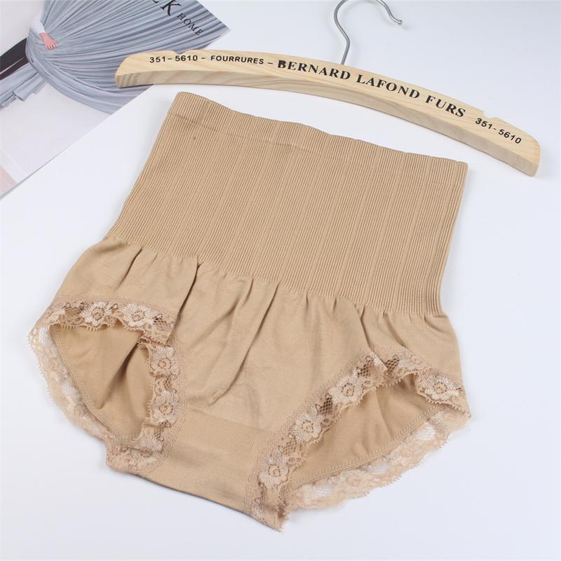 Quần Lót Cạp Cao Dành Cho Nữ, Ren Và Thoáng Khí, Chống Lộ, Đồ Lót 7