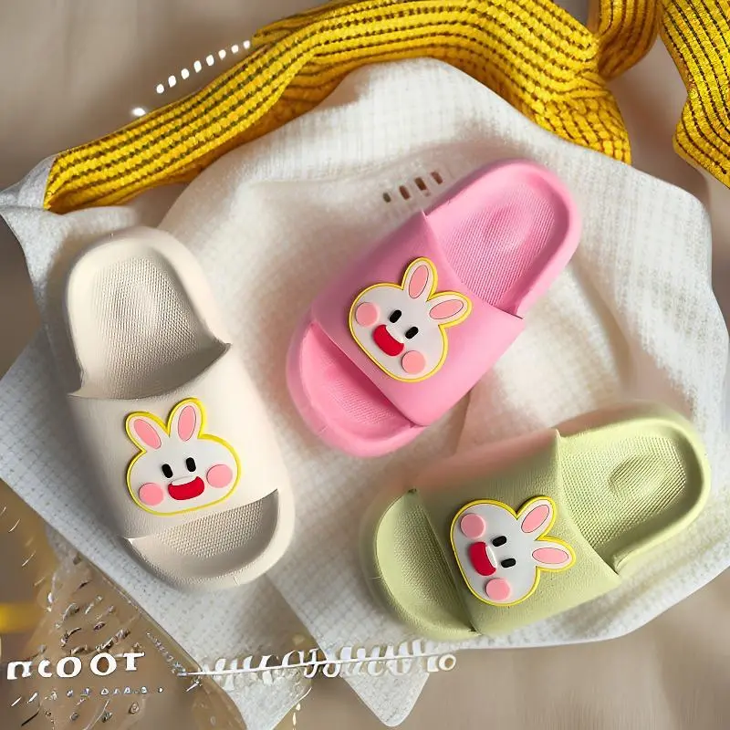 Stepping on Poop Feeling Children's Slippers Boys Outdoor Home Bathroom Non-Slip Cute Cartoon Sandals Girls Summer