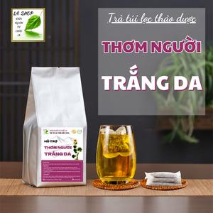 [LÁ SHOP]Trà Thơm Người Trắng Da Lá Shop Làm Đẹp Da Thanh Lọc Thải Mùi Hôi, Giúp Cơ Thể Có Hương Thơm Tự Thân- Bịch 30 Gói