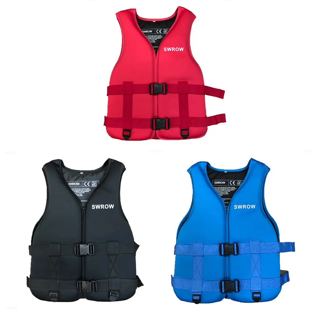 Neoprene Life Jacket for Adults and Kids, Water Sports, Fishing, Kayaking, Boating, Swimming, Surfing, Drifting, Safety