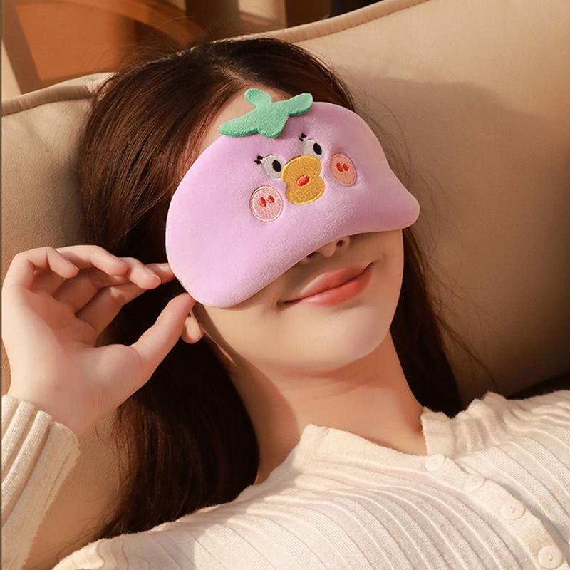 Product Introduction of Cute Funny Sleeping Mask Ice Compress Hot Compress for Eye Protection Relieve Eye Fatigue Eye Cover Sleeping Blindfold 19