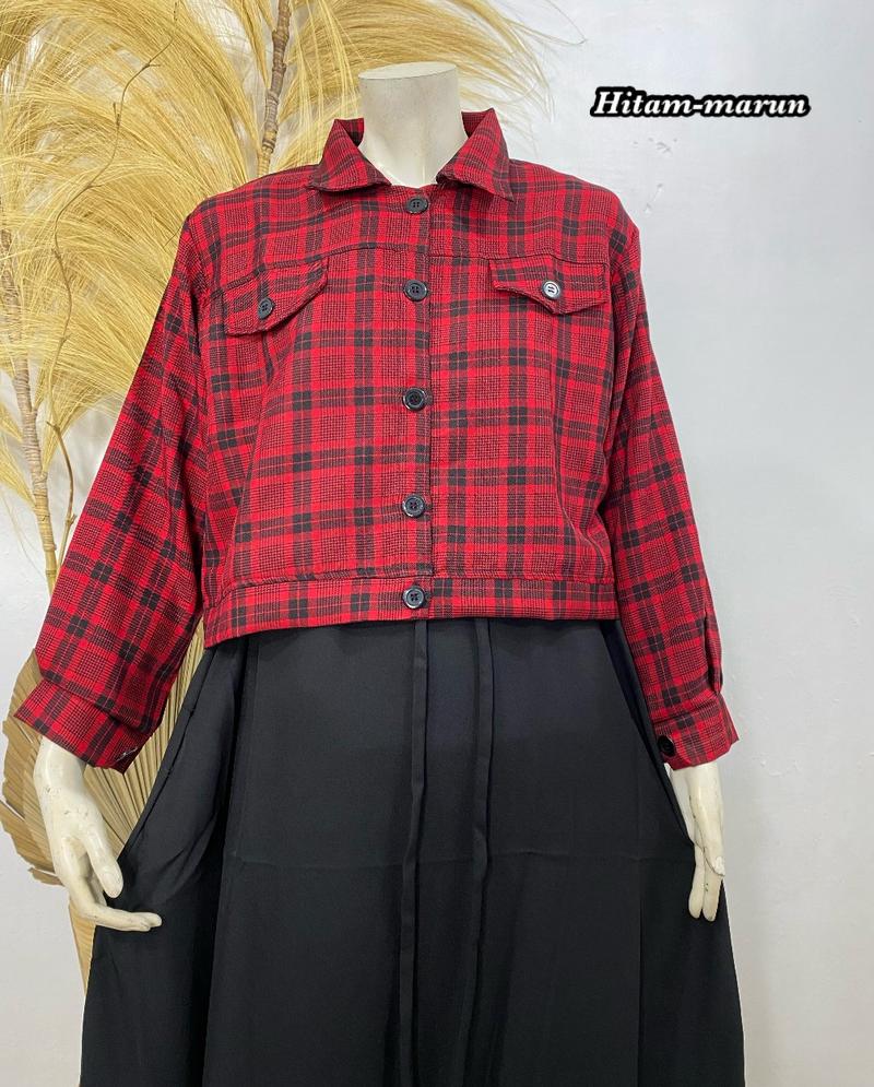 Product Introduction of outer wanita kekinian / outfit wanita / outer untuk kondangan Dress Formal Muslim 3