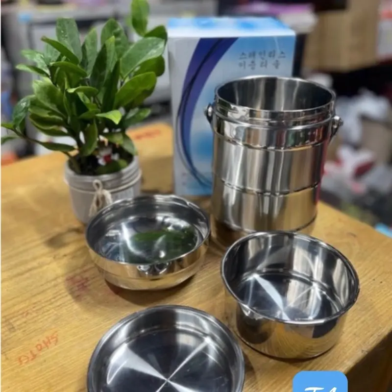 Cặp lồng inox giữ nhiệt nắp bát 1