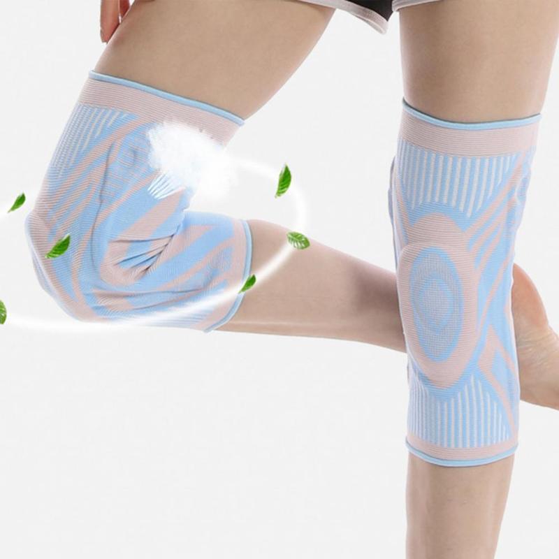 Product Introduction of 1PC High Nylon Fabric Knee Protector Anti-slip Knee Compression Sleeve for Healthcare Support 7