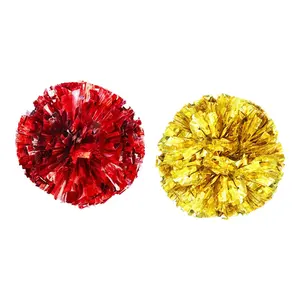 COD 2pcs Bola Bunga Cheerleader Pompom Nari Tebal Pom Pom Tari Rumbai Pom Pom Tari