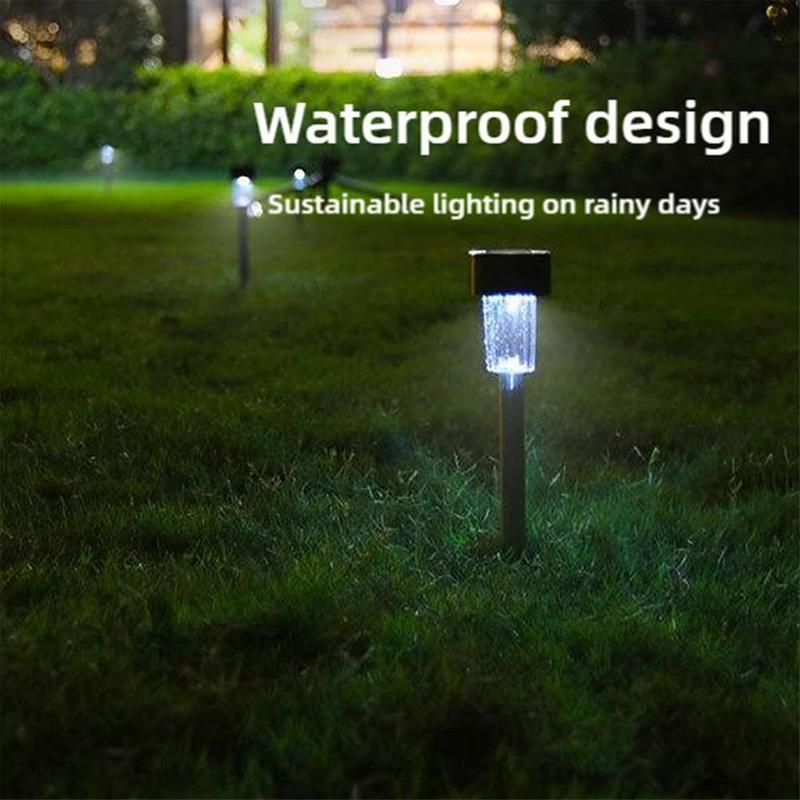 Solar Powered Outdoor Light, Waterproof LED Garden Light, Automatic on/Off LED Ground Inserted Light, Outdoor Decorative Light for Yard & Terrace 4