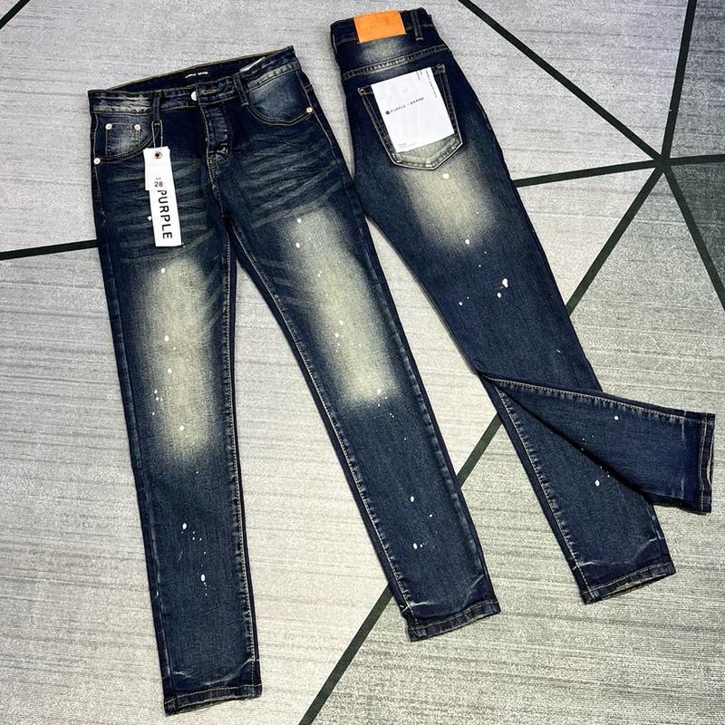 Quần jean Purple xanh tối màu C1 mác lụa nam nữ hot new