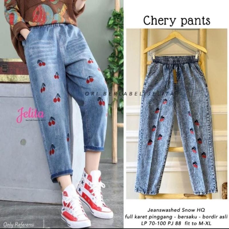 CELANA JEANS WANITA KEKINIAN Panjang 3