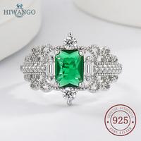 Gambar HIWANGO Cincin Zircon Hijau Perak 925 Fashion Wanita - hijau, Dapat disesuaikan dari HIWANGO Kab. Gresik 5 Tokopedia