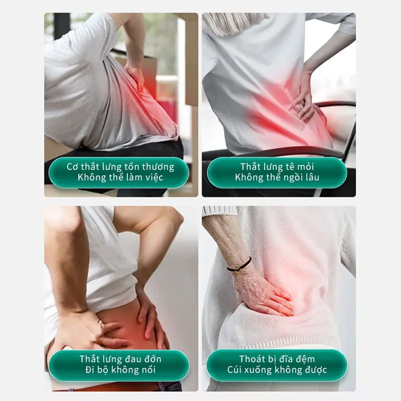 Kem Nén Lạnh - Bôi vùng cột sống thắt lưng, Thoát vị đĩa đệm - 1 Hộp 20g 4