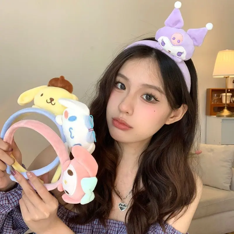 Băng Đô Cinnamoroll Babycinnamoroll, Kiểu Nữ, Pin Tóc Hoạt Hình, Băng Đô Melody Dễ Thương, Phụ Kiện Tóc Clow M, Mũ Cài Tóc Ép Tóc, Dây Buộc Tóc, Thích Hợp Để Rửa Mặt, Năm 2025 0