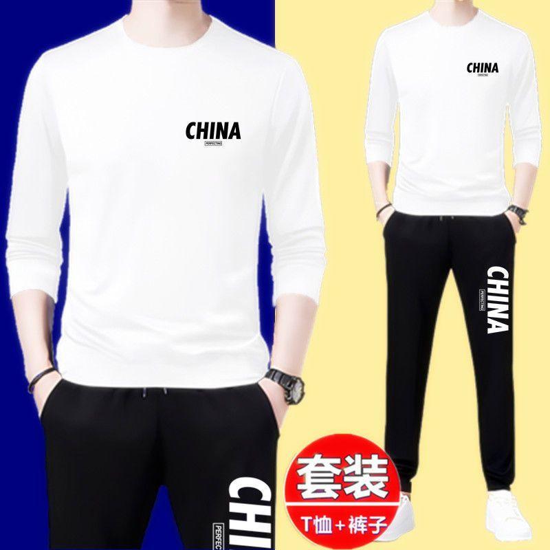 Product Introduction of Bộ Đồ Nam, Phong Cách Thường Ngày Bộ Đồ Hai Mảnh Mùa Xuân Và Mùa Thu Mới, Ngoại Cỡ, Bộ Đồ Quần Áo Thể Thao, Áo Dài Tay, 12 Món, Thích Hợp Cho Nam Menswear 9