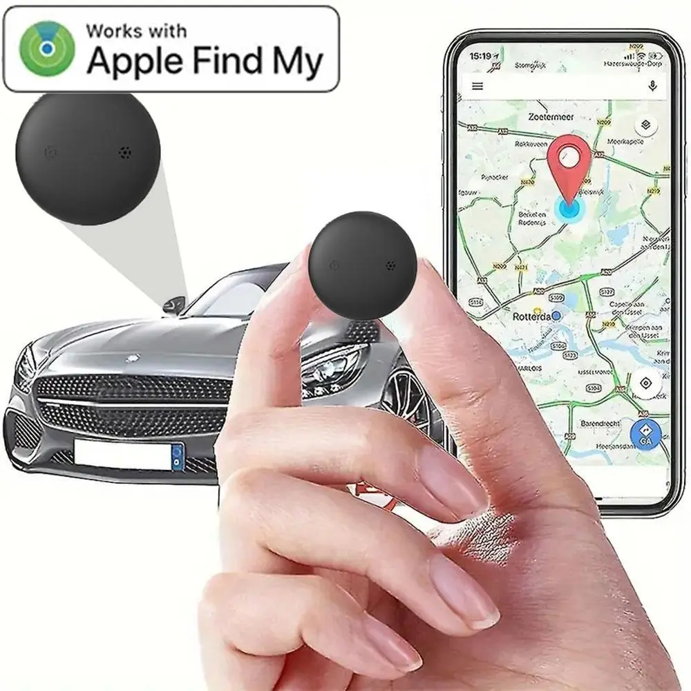 Smart Tag Bluetooth-compatible Luggage Tracker, IP66 Waterproof Air Tracker Compatible with Find My for Keys, Luggage, Backpack, Wallet