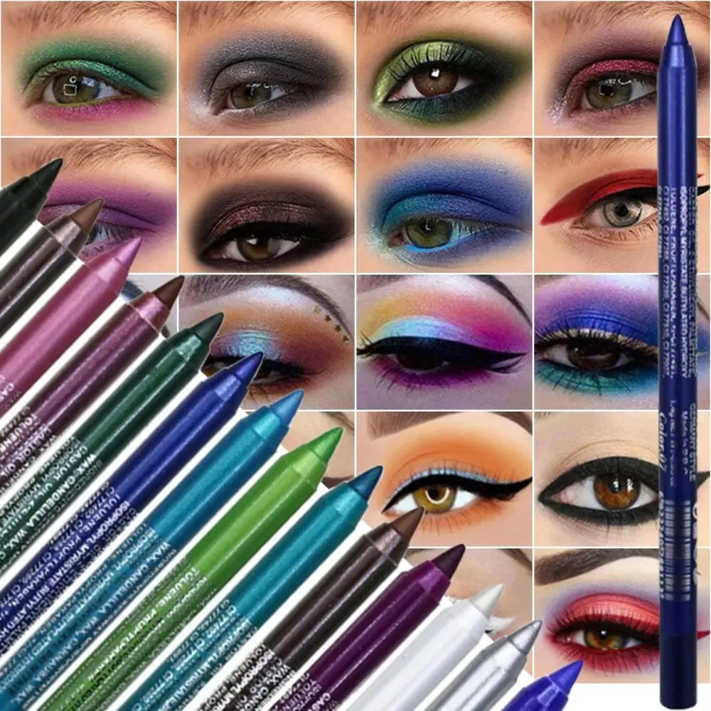 New Smooth Eyeliner Pencil Long Lasting Pigment Gel Eye Liner Pen Waterproof Eyeshadow Stick Cosmetics