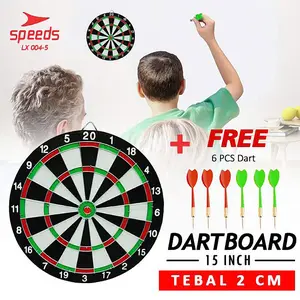 SPEEDS DART GAME BESAR 15in Papan Dart Panahan Dinding Board busur olahraga lemparan Besar 004-5