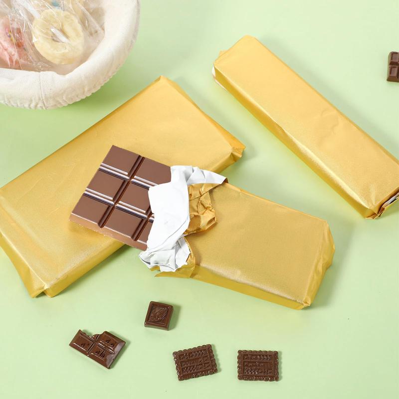 Product Introduction of Gold Foil Candy Wrapping Paper, Chocolate Candy Wrapping Paper with Paper Bag, Gift Wrapping Supplies for Wedding Birthday Party 6