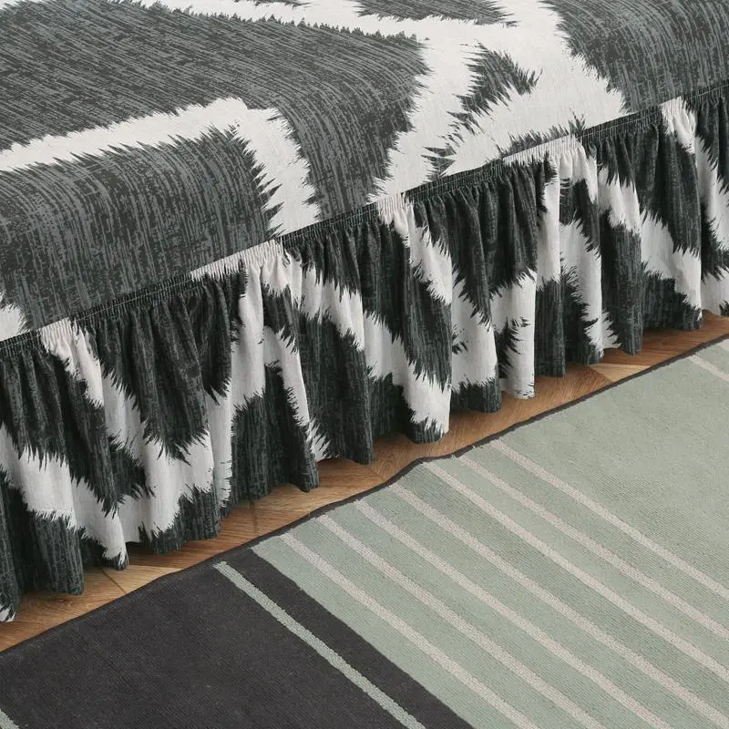 Geometric Pattern Sofa Cover with Tassel Decor, 1 Count Sofa Slipcover, Sofa Protector for Home Living Room, Home Decor 3