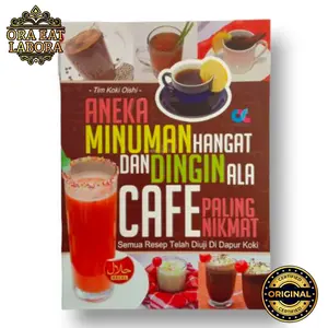 Buku Resep Masakan Original Aneka Minuman Hangat & Dingin Ala Cafe - Ora Eat Labora