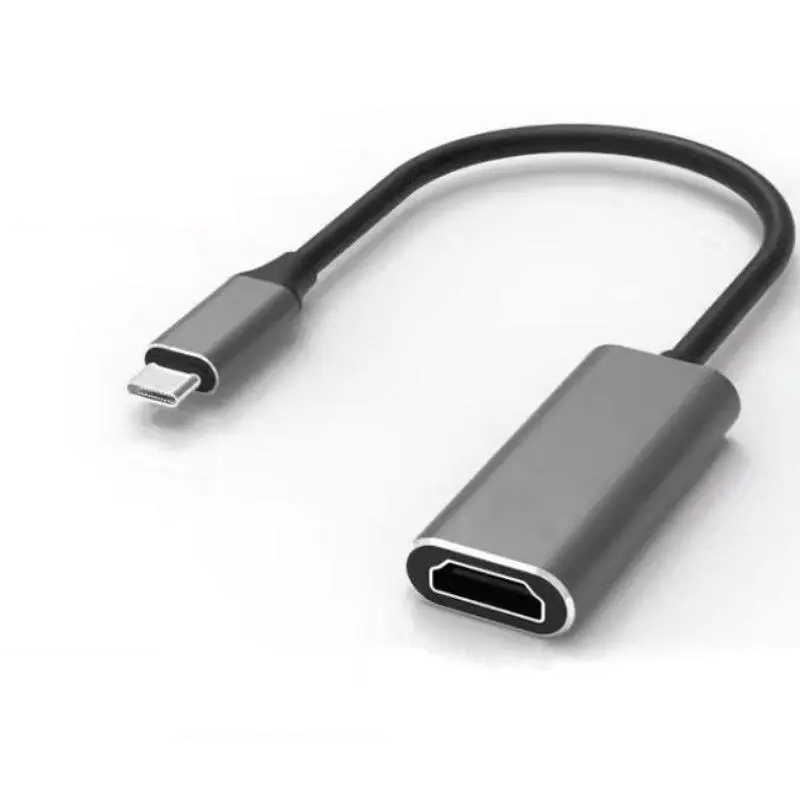 Portable USB C To HDMI Adapter 4K, USB-C Type C To HDMI Adapter USB Cable 4k Converter For Laptop Computer