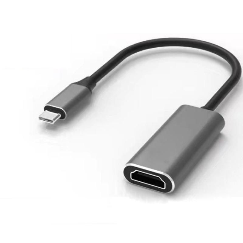 Portable USB C To HDMI Adapter 4K, USB-C Type C To HDMI Adapter USB Cable 4k Converter For Laptop Computer 1