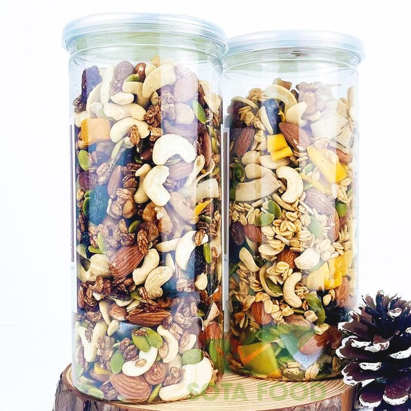 2 HỘP SIÊU RẺ Granola ngũ cốc ăn sáng ăn kiêng eat clean & healthy food 30% yến mạch - Sotafood