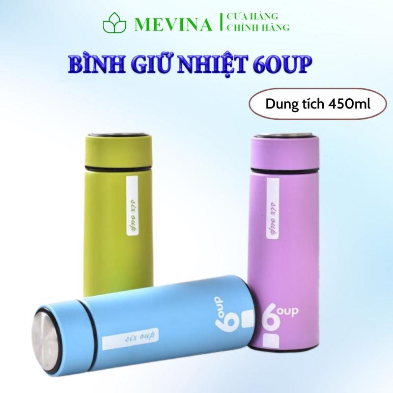 Bình Nước Thủy Tinh Có Lớp Nhựa Chống Nóng Giữ Nhiệt 6oup 450ml