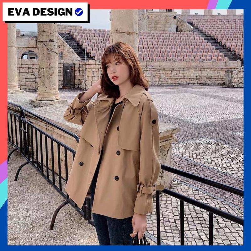 Áo khoác nữ Kaki hàn quốc cao cấp Áo mangto ( măng tô ) 2 lớp dày dặn dáng ngắn form rộng siêu ấm vào mùa đông siêu rẻ trẻ đẹp nhất