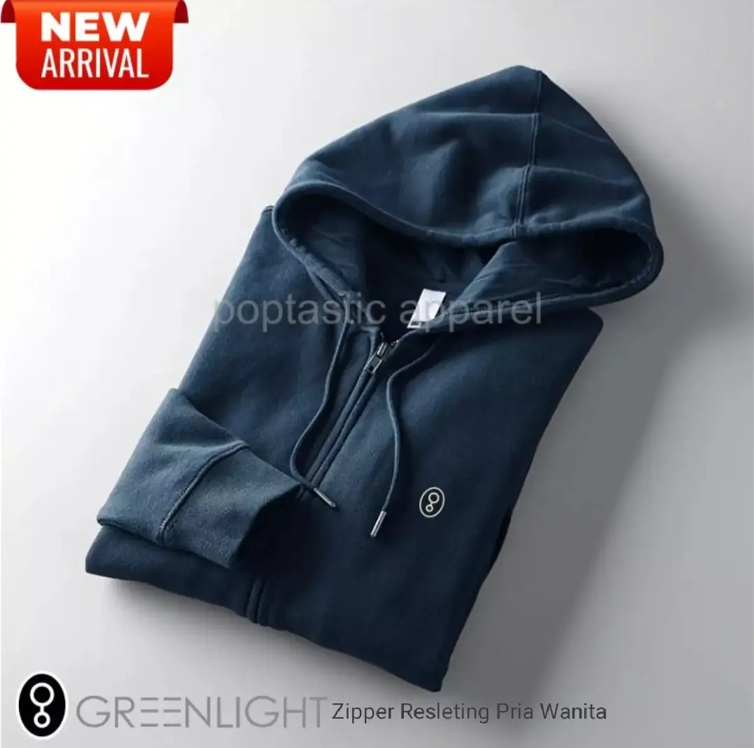 Green Light Sweater Hoodie Jumper Jaket Pria Wanita Hoodie Distro Terlaris Populer Terbaru Hoodie GreenLight Kekinian Warna Navi Ori Lokal sweater hoodie cowok