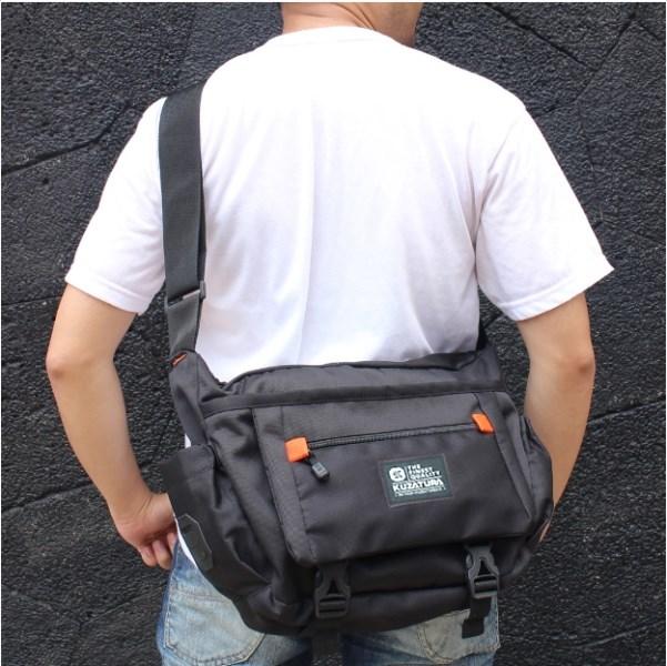 Tas Sling Bag Pria Tas Selempang Kekinian Tas Slempang Distro Hitam Polos 8